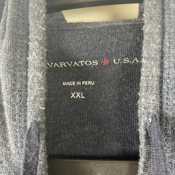 John Varvatos Blue Hoodie Size XXL - Picture 3 of 8